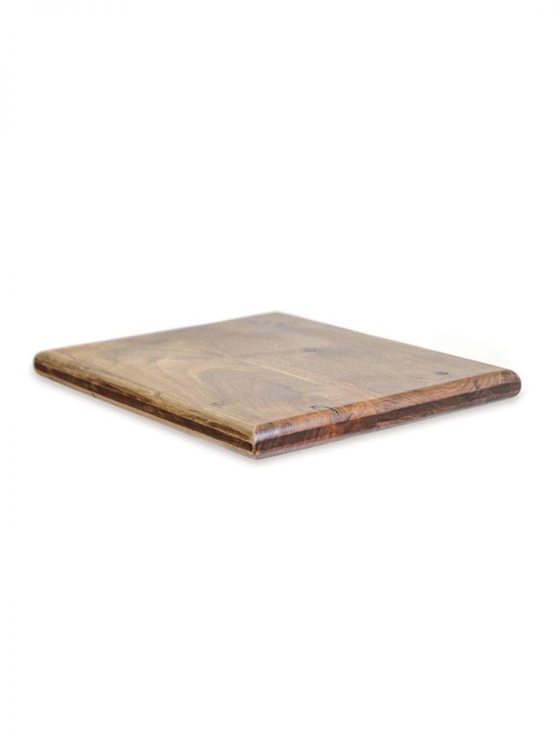 Oval Kesim Ceviz Masif Tabla